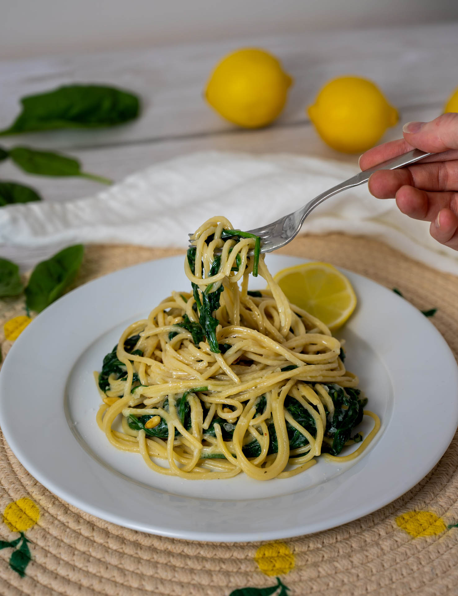 Zitronenspaghetti